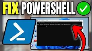How To Fix Windows PowerShell Not Opening  Not Working