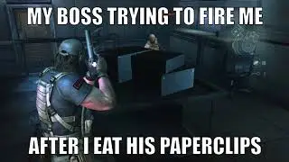 My boss trying to fire me after I eat his paperclips