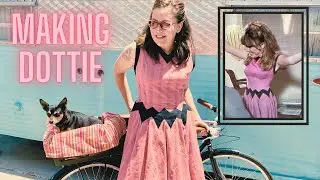 I make Dottie's iconic dress from PeeWee's Big Adventure, movie form 1985
