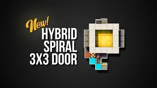 Hybrid Spiral 3x3 Piston Door v2 [Tutorial]