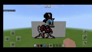 Pixel Art в Minecraft #3: Скрудж Макдак