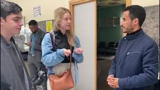 TESOL students and American teachers during internship stage