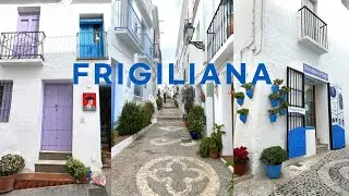 [4K]🇪🇸Andalucia, Spain: Beautiful White Village of Frigiliana Feb. 2022.
