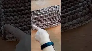 Самая простая сумка из трикотажной пряжи