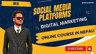 Social Media Channels |Digital marketing practical course in Nepali| #digitalmarketing