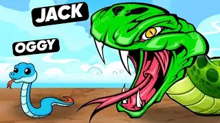 OGGY GROWING SMALL SNAKE TO MAX LEVEL SNAKE IN ROBLOX SNAKE SIMULATOR