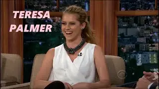 Teresa Palmer is playful, sexy and flirty with Craig Ferguson