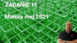 Zadanie 11 - matura maj 2021 - funkcja wykładnicza