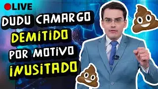 Dudu Camargo faz NOJEIRA no camarim e é DEMITIDO do SBT