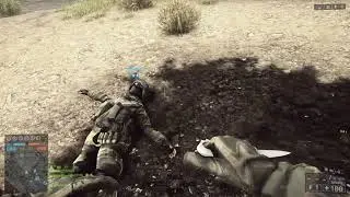 What's he doing?