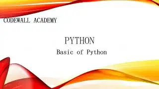 python with codewallacademy|code with codewallacademy|Basic pthon