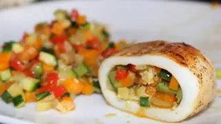 кальмары шаршированные с овощами