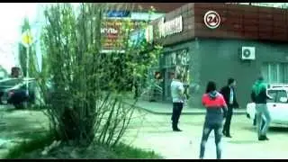 Драка ингушей в Ставрополе попала в объектив видеорегистратора.
