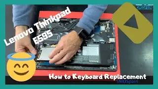 How to Keyboard Replacement  Lenovo ThinkPad E595 Disassembly