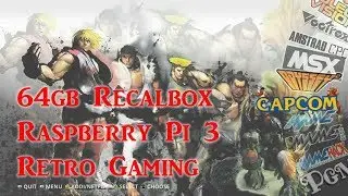 64gb Recalbox Pi 3 Fully Loaded & Kodi - 13,000+ Games