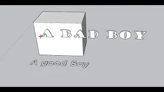 How To Make 3D Text In SketchUp