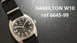 WATCH REVIEW of the HAMILTON W10 from 1975!!