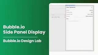 Bubble.io Design: Sliding Side Panel (Beginner)