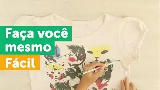 Faça Você Mesmo Customização de camisetas - PAP Fácil