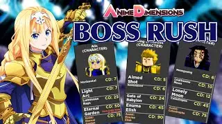 NEW BOSS RUSH GAMEMODE! | ANIME DIMENSIONS UPDATE 9