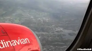 SAS 737-800 Dirty window flight