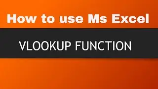 What is Vlookup Function