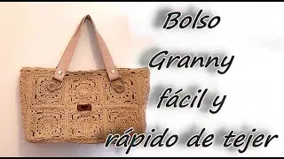 Bolso Granny fácil y rápido de tejer- Tutoutil