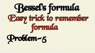 Bessel's Formula-Problem with easy trick to remember the formula-Interpolation