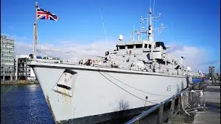 Minehunter HMS Hurworth visits Belfast