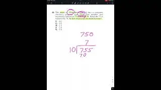 ACT Math 36 in 60 Increasing the Mean