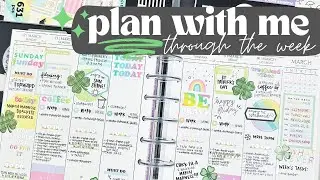 🖊️ PLAN WITH ME | st. patrick's day week