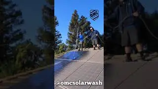 SATISFYING SOLAR PANEL CLEANING 🤤