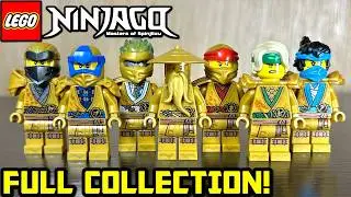 ALL 7 NINJAGO LEGACY GOLDEN NINJA! - Complete Collection! 🐲