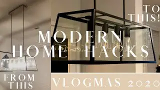 VLOGMAS DAY 12 & 13 | IT’S LIT! MODERN HOME HACKS! | MARIE CASHMERE