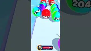 Ball Run 2048 game in MAX LEVEL ( Level - 86 ) 