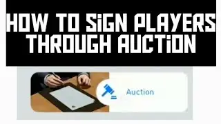 |How To Sign Players Through Auction In PES 2020|The Way To Sign Players Through Auction|