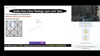 Counting Figure Straight Lines Tricks for PC PSI RRB SSC by NP SIR