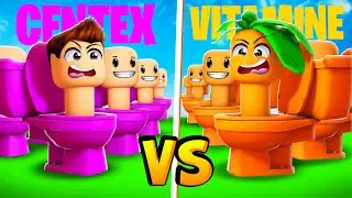 CENTEX vs. VITAMINE im SKIBIDI TOWER DEFENSE! (Roblox)