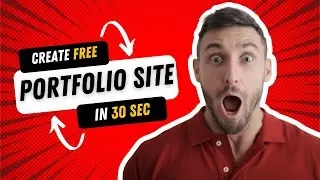 How to Create a Portfolio Website using AI - Forever Free & Easy