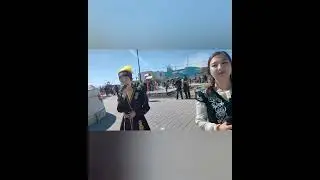 «Өркен» вокалды-хор ұжымы халыққа ән тартуы - Наурыз 2023