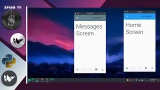 KivyMD Add Bottom And Top Navigation Toolbars | Multiple Screens | Python Tutorial