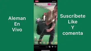 Alemán en vivo ( historias de Instagram)