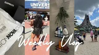 WEEKLY VLOG | NEW HAIR, WHO THIS?! UNIVERSAL STUDIOS, HOME UPDATES, FASHION NOVA HAUL & MORE!