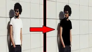 Photoshop CS6 Tutorial | Change White T Shirt Color in Photoshop | Change Dress Color Photoshop