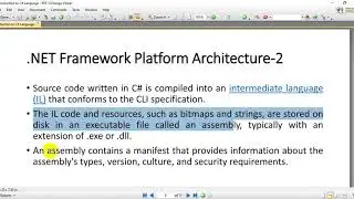 1- Introduction to C# .Net Programming Language
