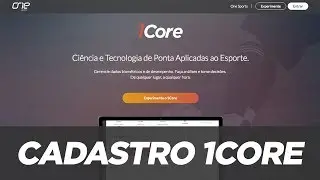 1CORE - Criar conta / Registro de Departamento / Cadastro de Atletas e Profissionais