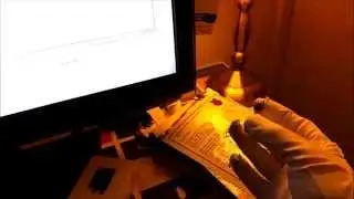 Pi Glove 2 test - Time & Lights / ON / OFF