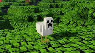 Minecraft But Mobs Act Like Creepers