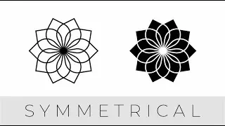 SYMMETRICAL LOGO DESIGN IN CORELDRAW | CORELDRAW TUTORIAL