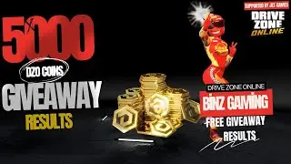 Giveaway Result💥💥 5000 DZO Coins Giveaway Results | Drive Zone Online 😁😍